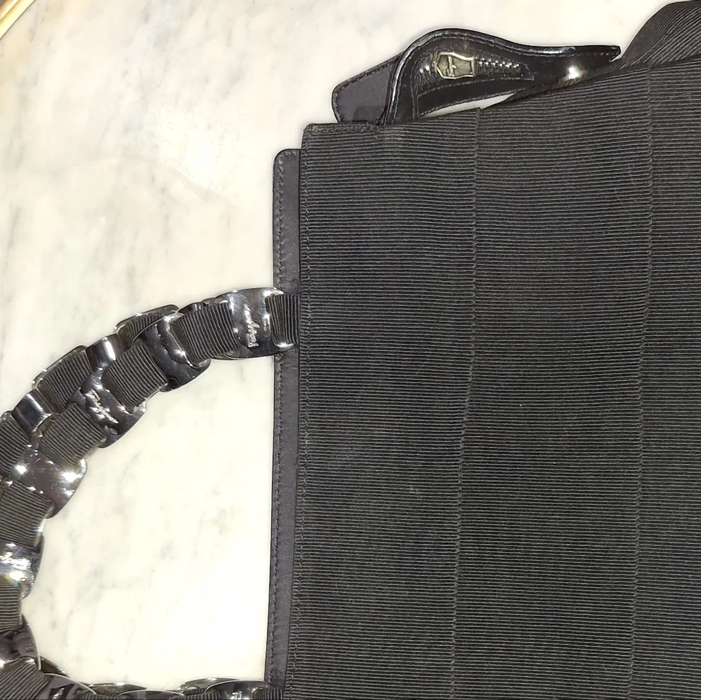 Salvatore Ferragamo Black Fabric Interior - Picture 7 of 8